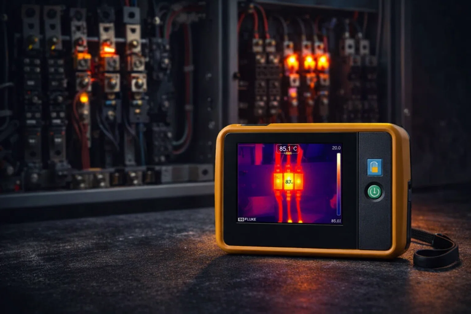 Camera nhiệt bỏ túi Fluke PTi120 kiểm tra nhanh điểm nóng trong tủ điện